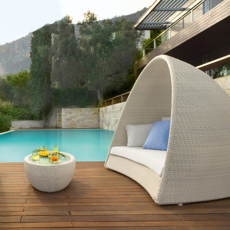 创意藤椅茶几三件套鸟巢休闲藤椅沙发会所酒店阳台躺床户外家具,淘宝优惠券,粉丝福利购,淘宝优惠卷