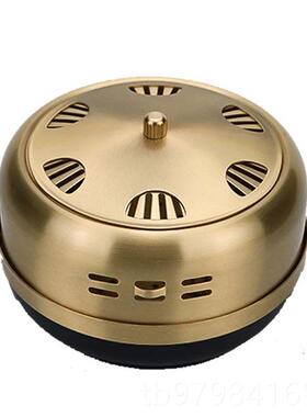正品地之阳加大铜罐随身灸家用便携艾铜炉盒艾工具炙式仪器全身通
