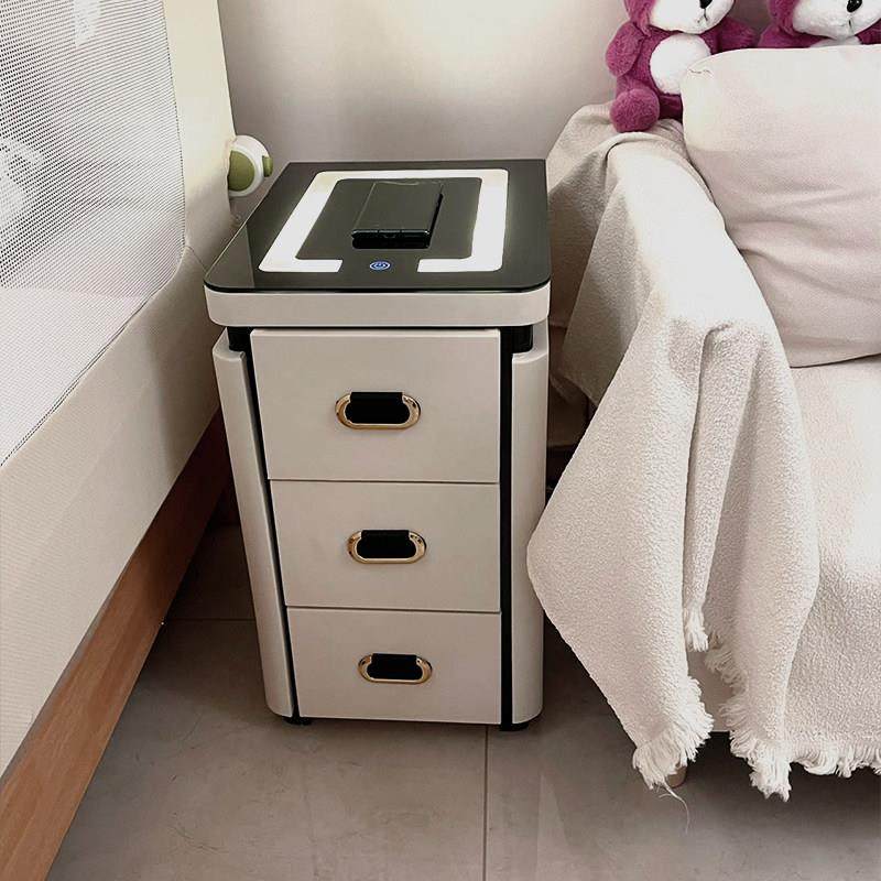 家用智能床头柜小户型创意轻奢实木迷你窄床边柜简约现代2023新款,淘宝优惠券,粉丝福利购,淘宝优惠卷