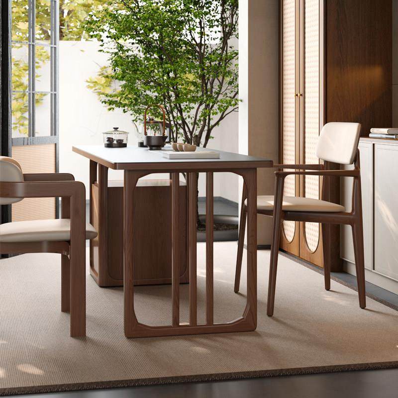 木小咖 古屿茶桌北美胡桃木茶台现代极简实木泡茶桌椅组合,淘宝优惠券,粉丝福利购,淘宝优惠卷