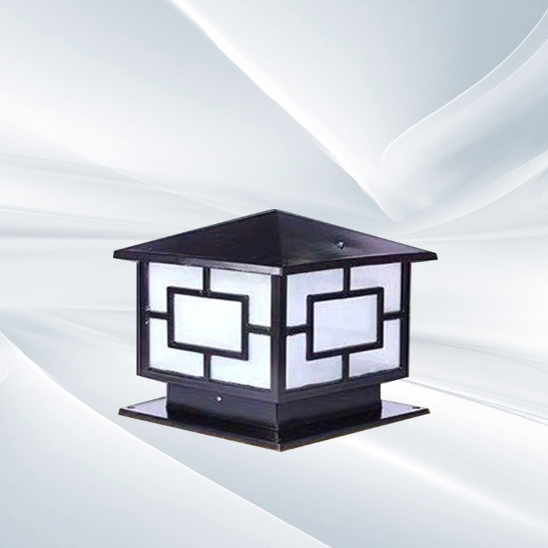 批发太阳能柱头灯户外围墙灯大门柱子院墙灯防水室外中式庭院灯 - 图1