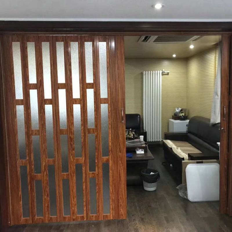 PVC铝合金折叠门厨房推拉门隔断客厅卫生间阳台房间简易伸缩移门 - 图3