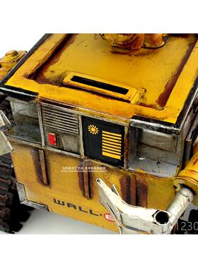 高档WA铁LL-E机器瓦力人复古铁艺模型装饰摆设皮创意艺工品储钱罐