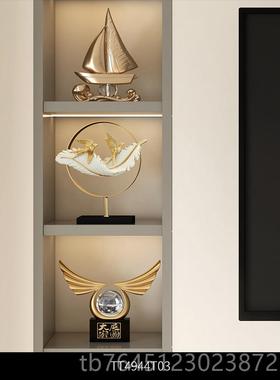 高档福燕招新财件厅轻摆奢高档客玄关电视柜酒柜装饰办公室乔迁居