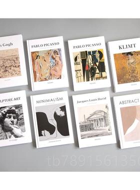 高档27CM樣房裝飾真書 可翻頁具板飾品 簡約現代書家居酒店書櫃擺