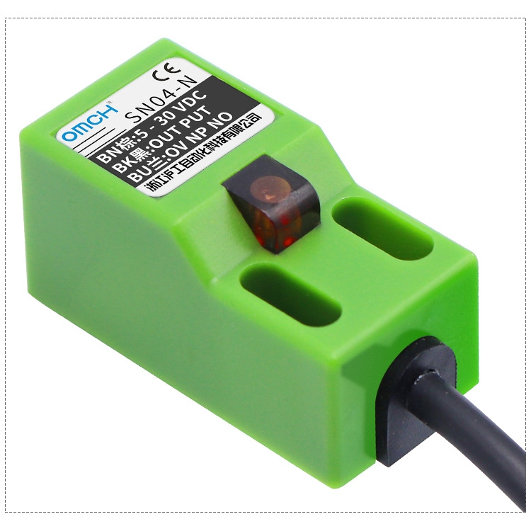 沪工方形金属感应接近开关传感器SN04-N/N2/3/P/D1/Y二三线NPN24V - 图2