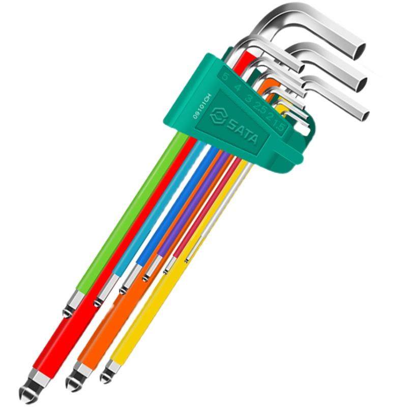 世达内六角扳手组09101CH 09105 09103 09113 09124 09125 09109 - 图3