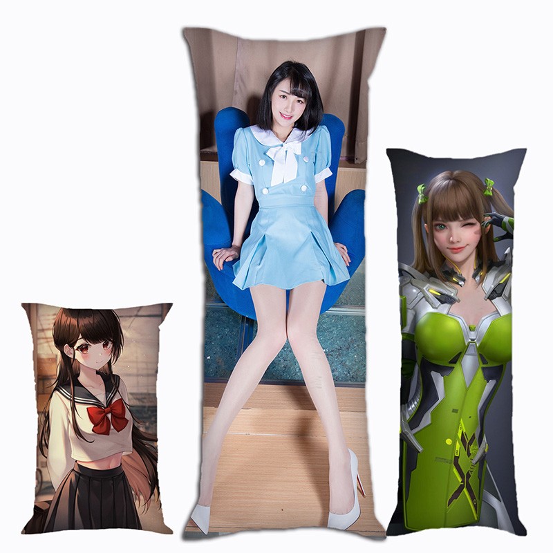 3D动漫AI生成定制御姐等身抱枕动漫女友长条半全身长枕套靠垫定做 - 图3