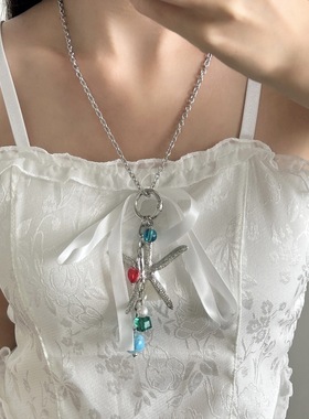 2025年新款日韩海星贝壳流苏项链