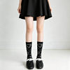 Stories under the Boots Mulberry Silk Heavy Industry Thin Mid-calf Socks Korean Style Fashion Socks