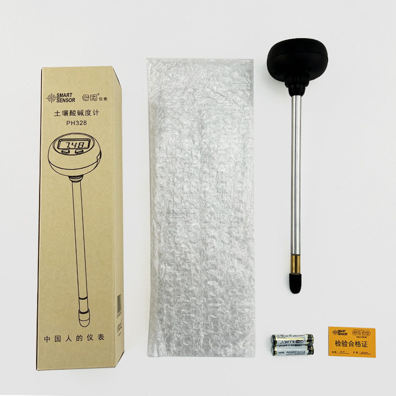 希玛PH328土地酸度计 种地果园 土壤检测仪 土壤湿度计养分测试仪 - 图3