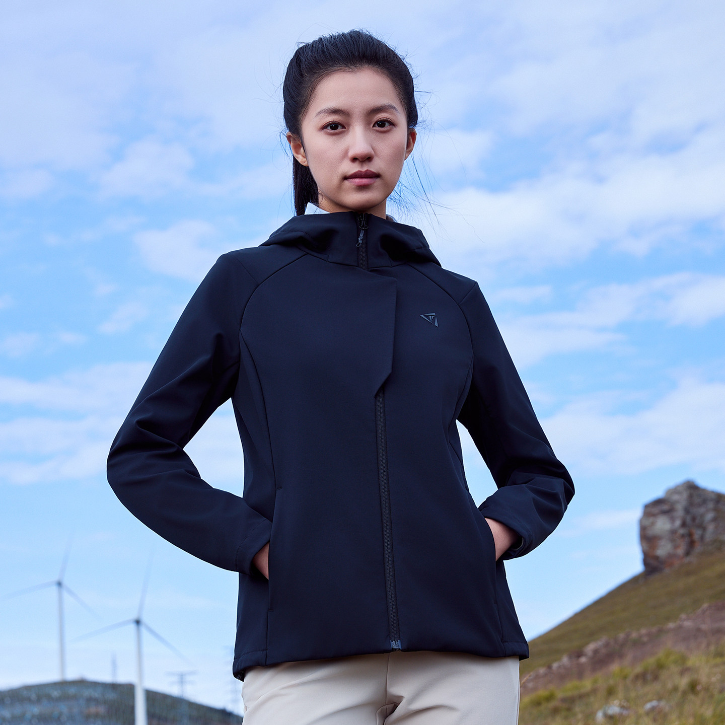 TONPO动魄 户外软壳冲锋衣女新款防风衣透湿保暖软壳衣外套女风衣,淘宝优惠券,粉丝福利购,淘宝优惠卷