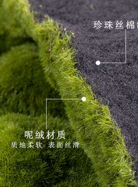 仿真苔藓青苔装饰diy人造苔藓草坪草皮假苔藓绿植超市装饰造景