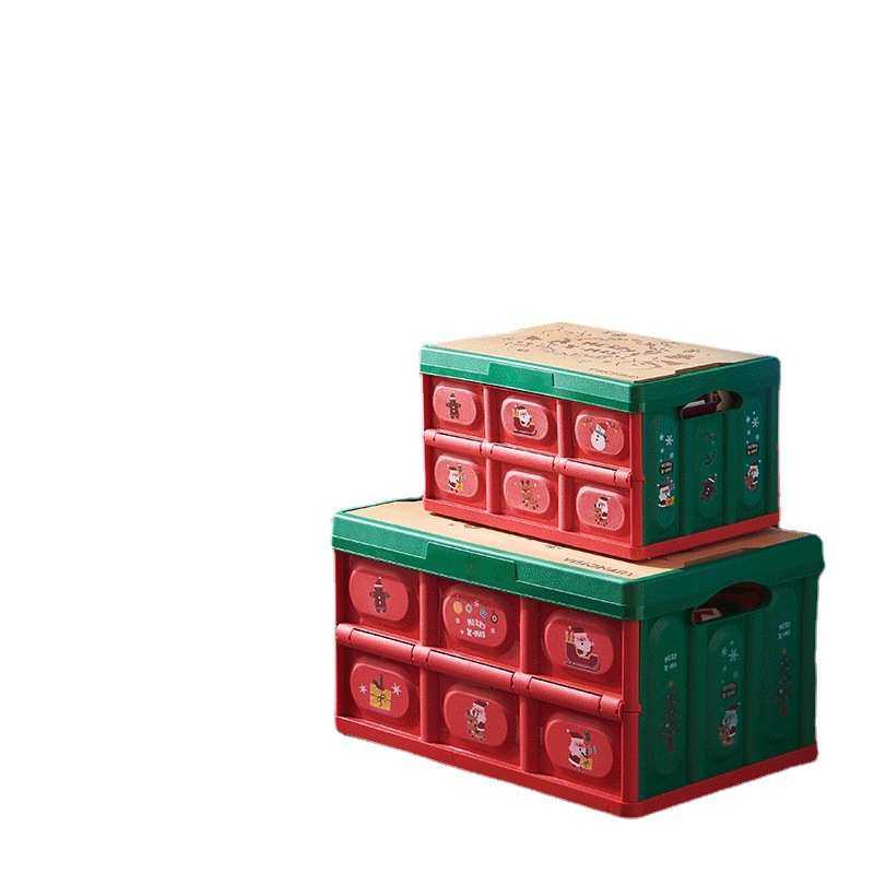 圣诞款折叠收纳箱 家居卧室储物箱 圣诞装饰礼物收纳箱车载后备箱,淘宝优惠券,粉丝福利购,淘宝优惠卷