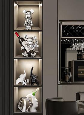 高端大气大象摆件轻奢高档客厅电视餐边酒柜高级感玄关家居装饰品