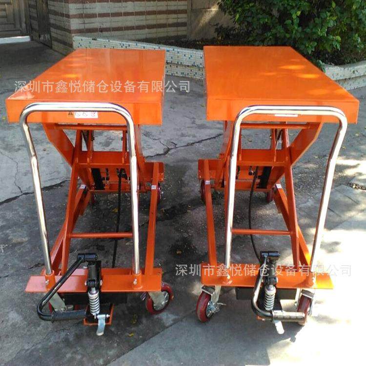 1吨1.5吨2吨手动平台车移动液压平台车模具装卸车剪叉固定升降台,淘宝优惠券,粉丝福利购,淘宝优惠卷