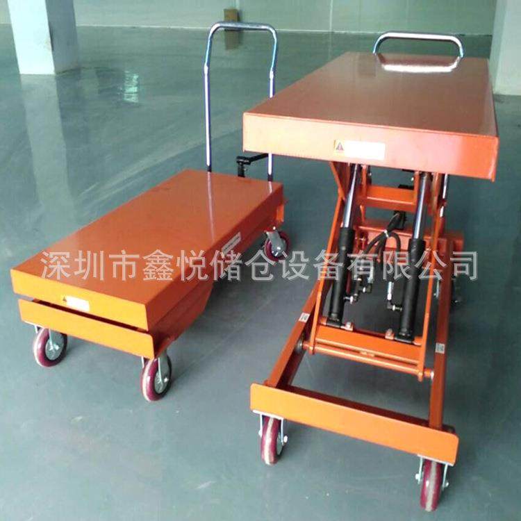 1吨1.5吨2吨手动平台车移动液压平台车模具装卸车剪叉固定升降台,淘宝优惠券,粉丝福利购,淘宝优惠卷