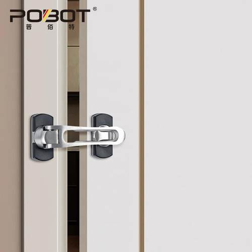 普佰特高级防盗扣304不锈钢酒店房门反锁扣安全链门扣门栓插销扣 - 图2