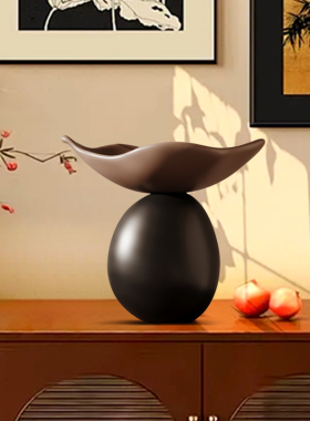 中古风入户钥匙收纳摆件高级感客厅玄关柜时来运转装饰品乔迁礼物