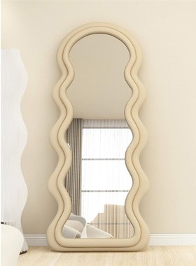 态生活异型镜子全身镜家用落地镜女生卧室客厅北欧壁挂简约试衣镜