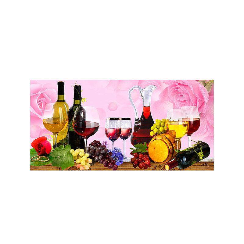 2023新款钻石画满钻餐厅贴钻十字绣客厅水果酒杯5D砖石秀小幅饭厅,淘宝优惠券,粉丝福利购,淘宝优惠卷