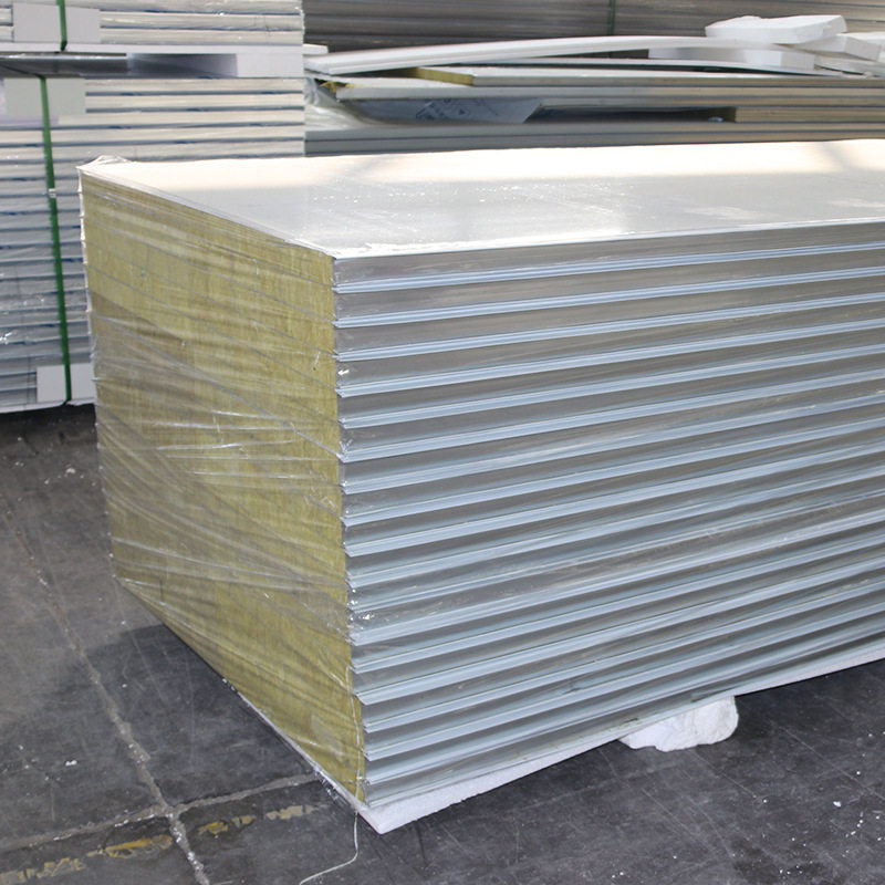 安徽净化板生产厂家 岩棉彩钢夹芯板1150型 防火保温材料隔断方便,淘宝优惠券,粉丝福利购,淘宝优惠卷