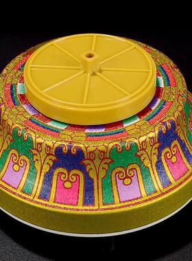 电动转轮室内家用插电式转筒桌面转动金桶摆件