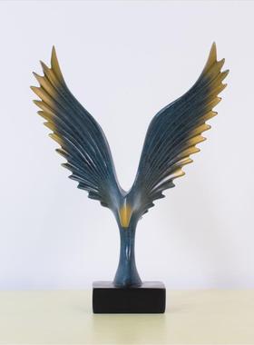 老鹰大鹏展翅欧式创意家居摆件现代简约客厅办公室装饰品书房摆设