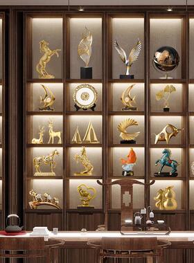 新中式办公室高端摆件高档轻奢家居客厅书房电视柜酒柜装饰工艺品