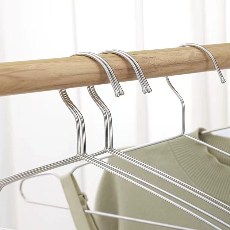 304不锈钢晾衣架家用加粗防滑衣挂衣服撑子防风晒衣架凉衣架防锈,淘宝优惠券,粉丝福利购,淘宝优惠卷