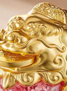 招财貔貅摆件铜雕工艺礼品摆饰家居装饰品客厅办公室桌面小摆设