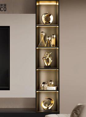 轻奢高级招财桌面摆件家居客厅电视酒柜玄关办公室乔迁之喜装饰品