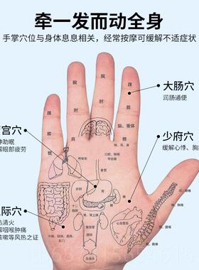 正品指妙界H60手部摩仪关节位手掌穴揉捏热敷手按按摩器