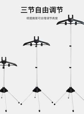 挂烫衣架熨烫支架立式落地支撑架折叠伸缩挂烫架可调节伸缩架家用