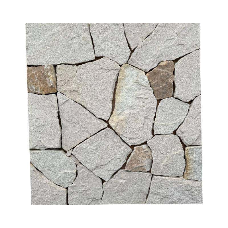 天然不规则石头墙外墙文化石冰裂纹乱形碎拼石黄木纹散石板岩片石,淘宝优惠券,粉丝福利购,淘宝优惠卷