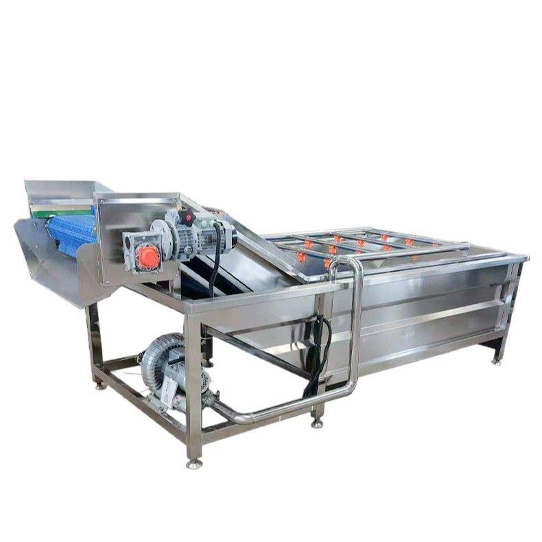 Vegetable prefabricated vegetable bubble cleaning machine, greening machine, egg processing complete equipment, mushroom deep processing equipment