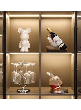 轻奢高档酒柜装饰品摆件现代客厅餐边柜红酒架电视柜家居乔迁礼品
