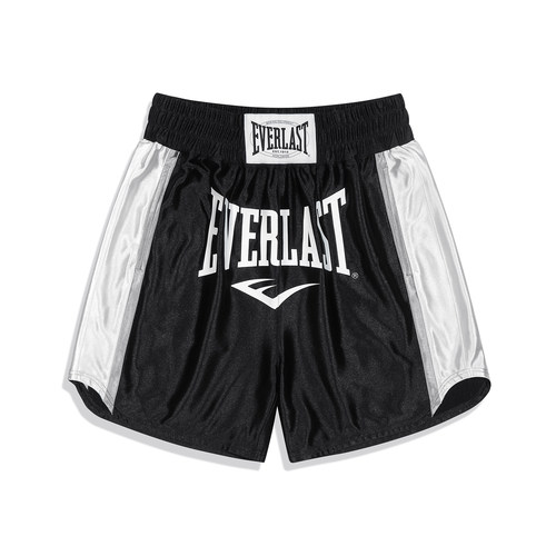 白客同款美国EVERLAST散打拳击裤男搏击训练五分裤健身运动短裤女 - 图3