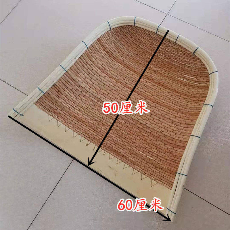 手工柳编藤编竹编圆簸箕单个簸箕手持扫除土簸箕农用竹筛子箩框,淘宝优惠券,粉丝福利购,淘宝优惠卷