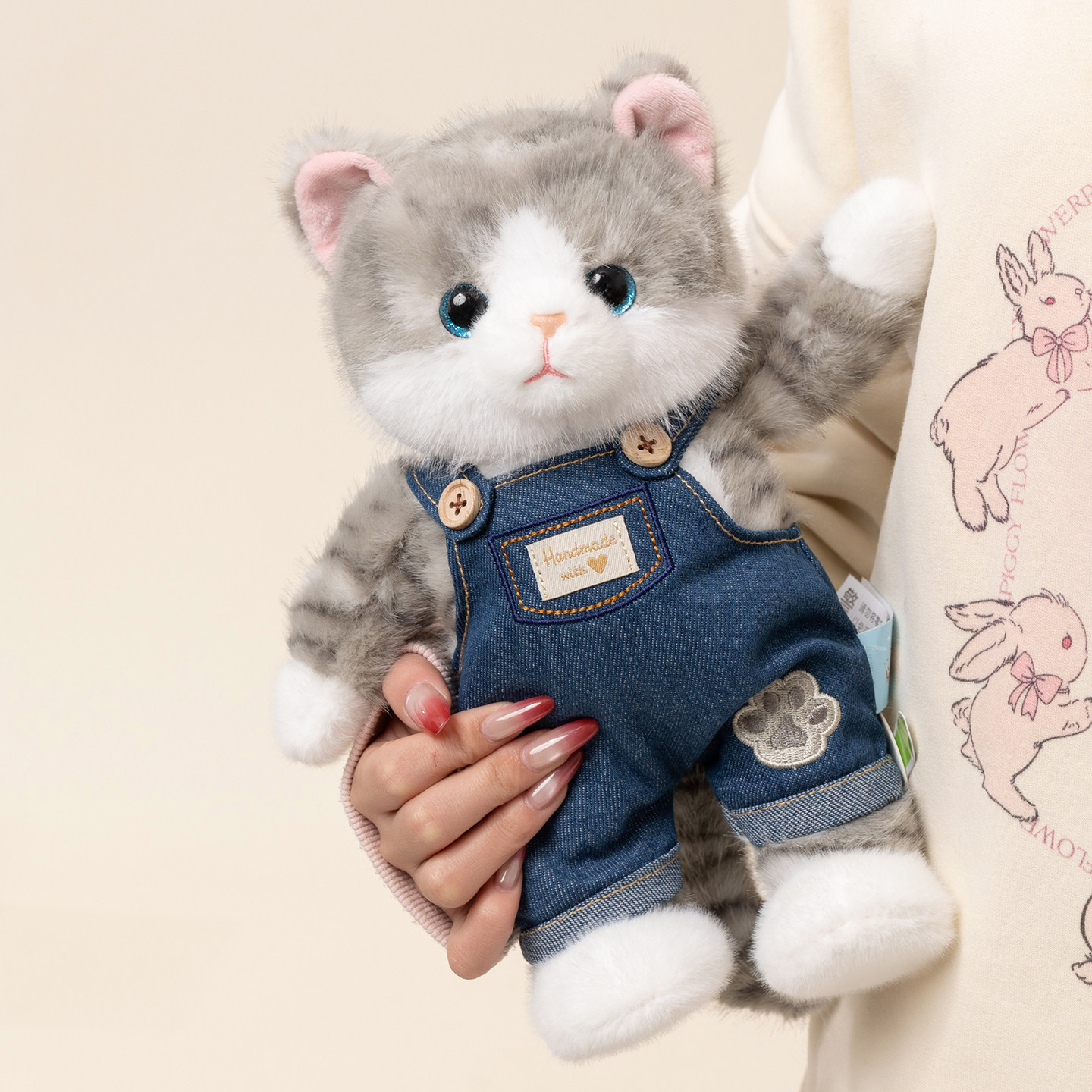 赛特嘟嘟骨架小猫玩偶公仔猫咪毛绒玩具抱枕娃娃送儿童女生日礼物,淘宝优惠券,粉丝福利购,淘宝优惠卷