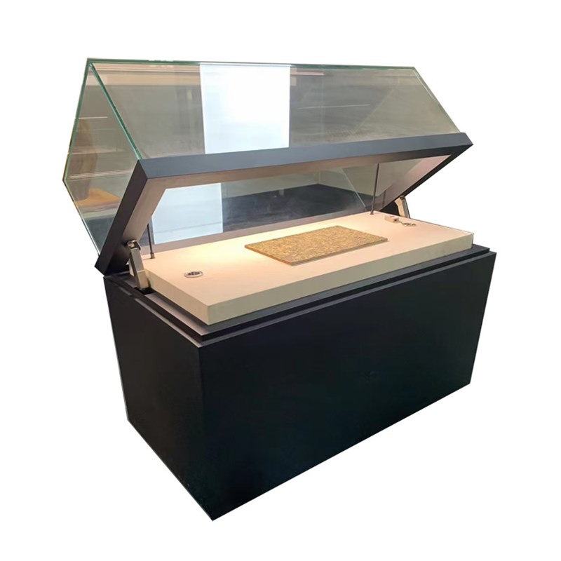 Undertake museum display cabinet design, cultural and creative calligraphy and painting collection cabinet exhibition hall, antique exhibition stand, low-reflective glass display cabinet
