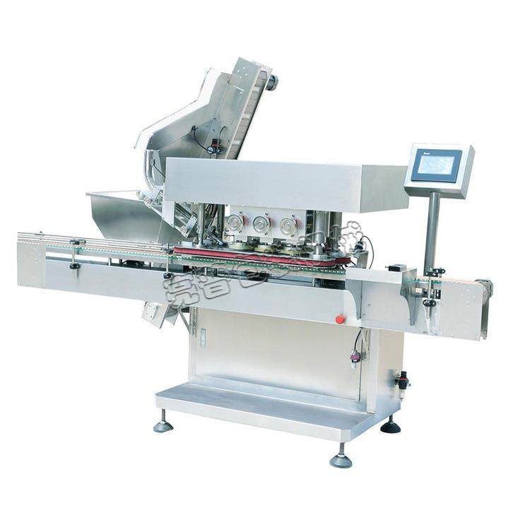 厂家供应全自动旋盖机直线式塑料瓶四轮旋盖机锁盖拧盖机封口设备,淘宝优惠券,粉丝福利购,淘宝优惠卷