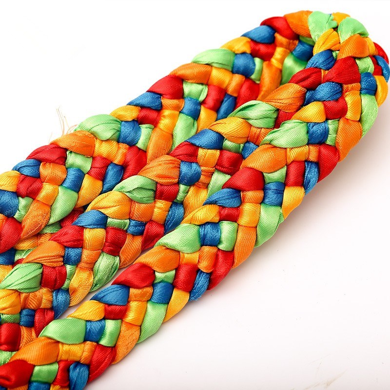 藏式五色结汽车挂件车内手工编绳车挂件吉祥结五彩哈达金刚辫子 - 图2