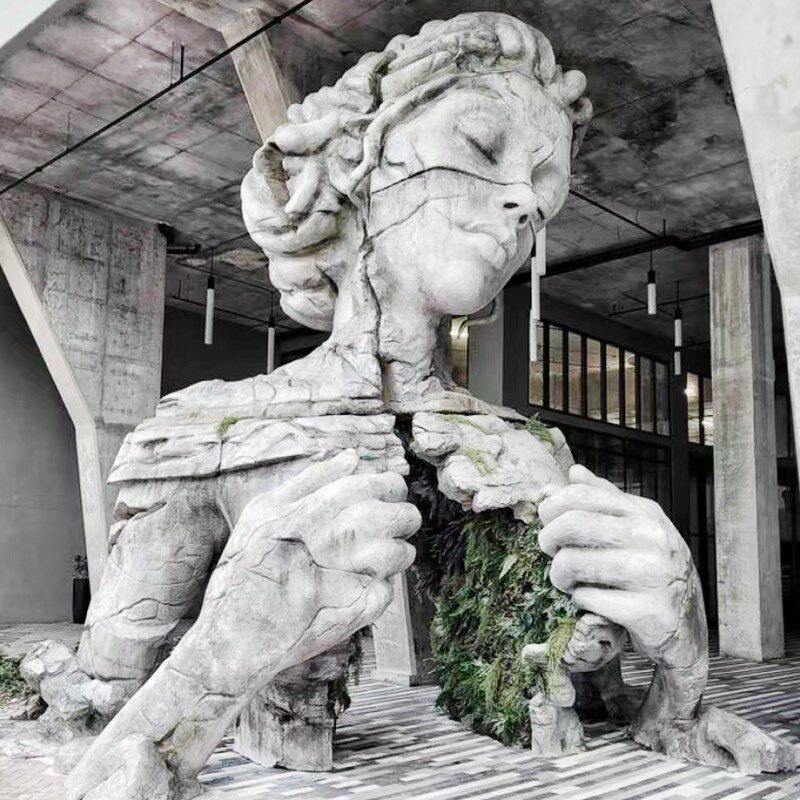 优选巨型人脸面具背景墙壁饰雕塑 咖啡奶茶酒吧KTV商场落地装饰摆,淘宝优惠券,粉丝福利购,淘宝优惠卷