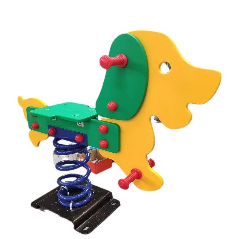 幼儿园小区儿童户外摇摇马公园游乐场设施PE板塑料弹簧摇摇乐木马,淘宝优惠券,粉丝福利购,淘宝优惠卷