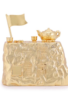 香港原装正品李居明权利名望财富吉祥物旗鼓印箱可长期摆放吉祥物