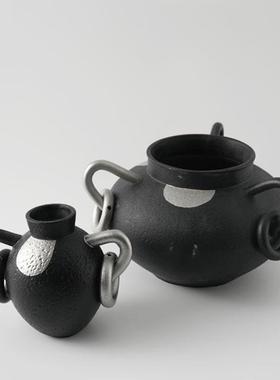 极简素雅现代艺术陶瓷花瓶装饰品摆件酒店样板间置物架花器摆设