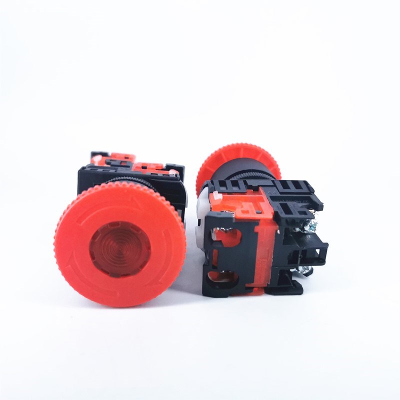 AR22V2L-11M3R /E3R/01E4R AR30V2L急停带灯自锁停止按钮开关 - 图0