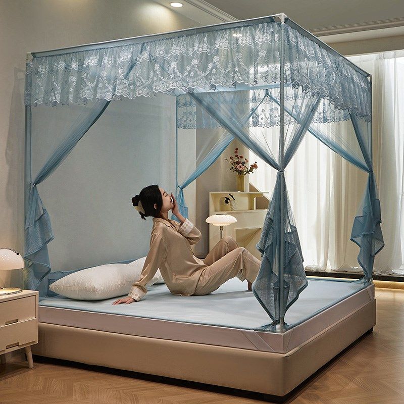 儿童防摔蚊帐家用2024新款卧室蒙古包1.35米全封闭婴儿防掉床全底,淘宝优惠券,粉丝福利购,淘宝优惠卷