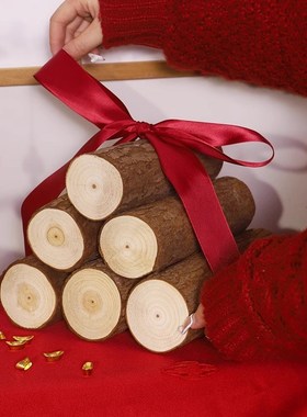 乔迁之喜装饰柴火布置摆件乔迁新居新房财火木材搬家入宅仪式礼品